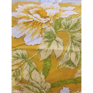 Yellow Floral Fabric Small Accent Home Projects Flower Lover Fabrics